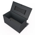 Anthracite resin garden storage box, 465 L