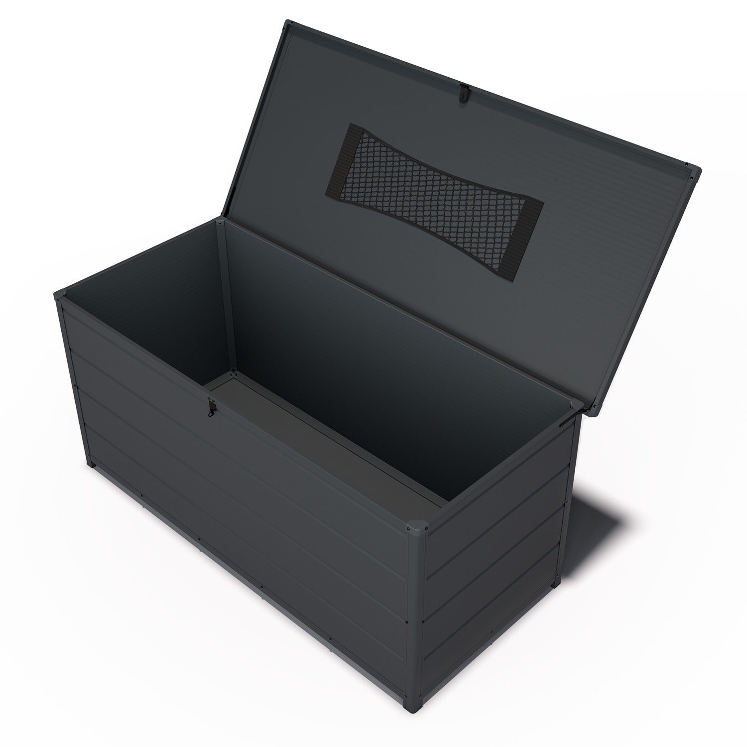 Anthracite resin garden storage box, 780 L