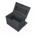 Anthracite resin garden storage box, 350 L