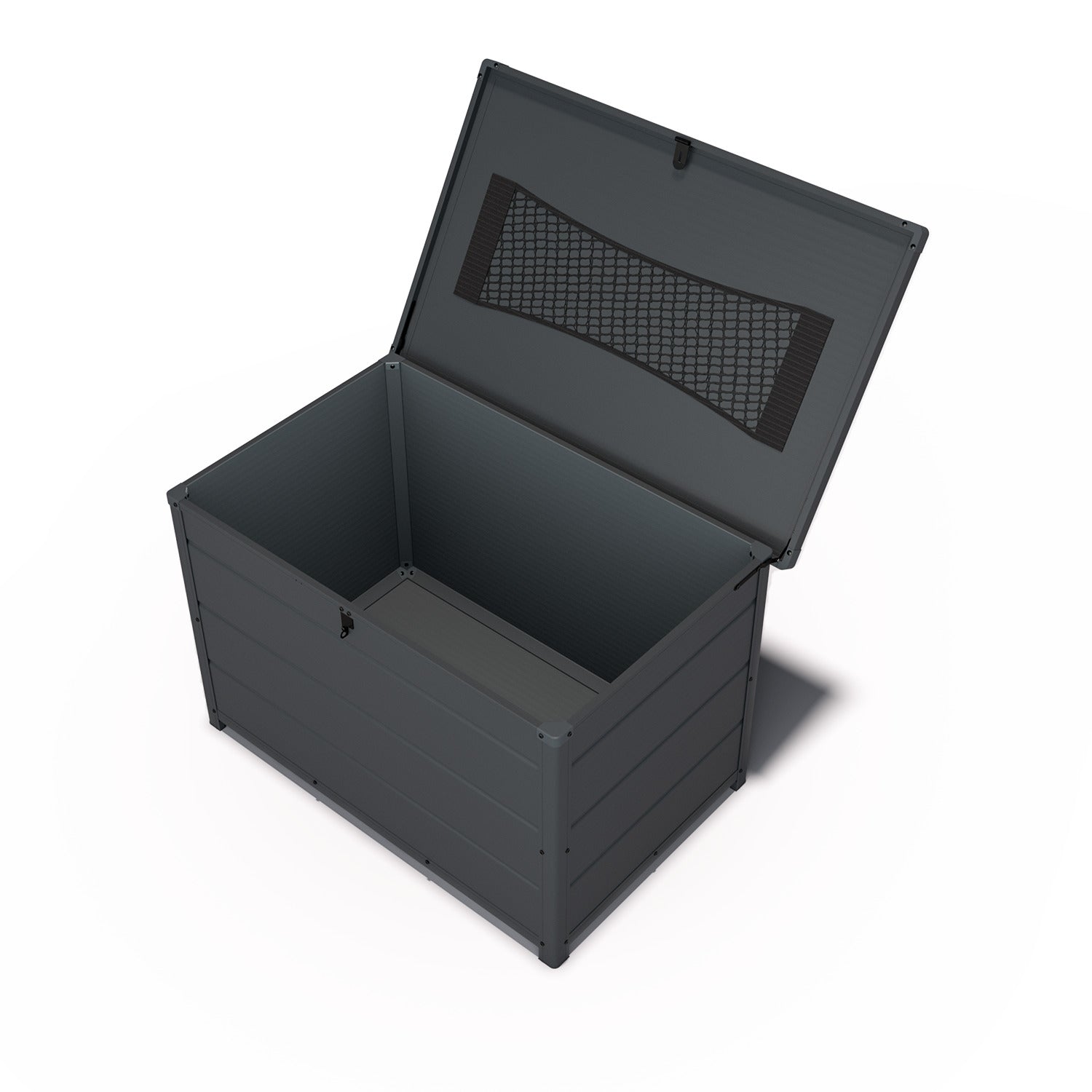 Anthracite resin garden storage box, 350 L